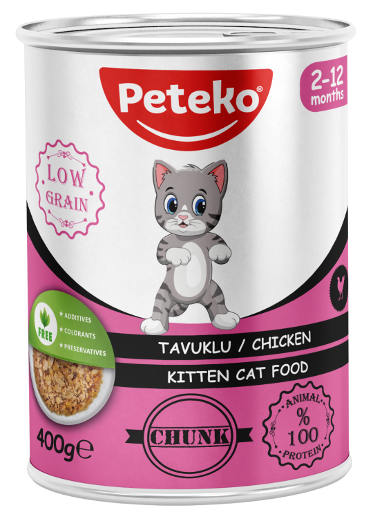 Tavuklu Yavru Kedi Maması Chunk In Jelly