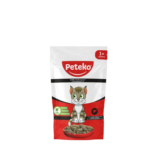 Tavuklu/Ciğerli Yetişkin Kedi Maması Pate