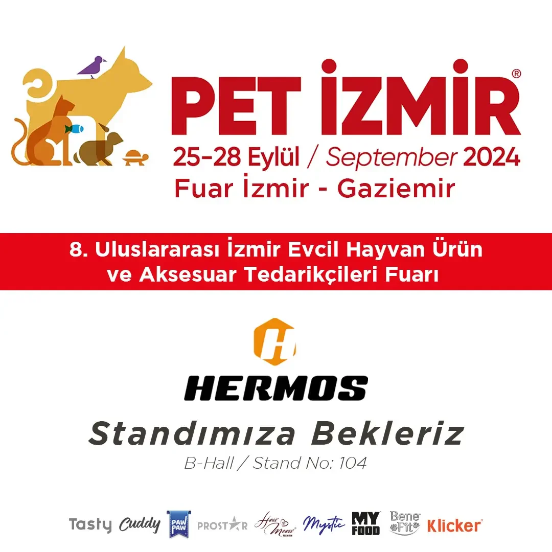 Petkon 8. Pet İzmir 2024 fuar afişi